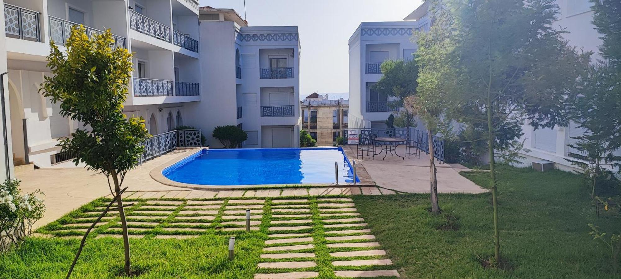 Magnifique Appartement De Standing A Tanger Avec Vue Sur Mer Et Acces Piscine Zewnętrze zdjęcie
